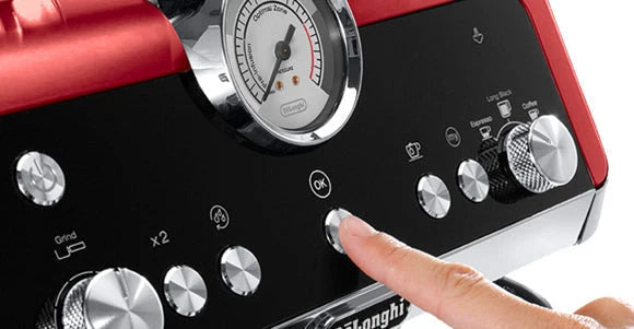De'Longhi - La Specialista Prestigio Espresso Machine with Active Temperature Control and Dual Heating System - Red