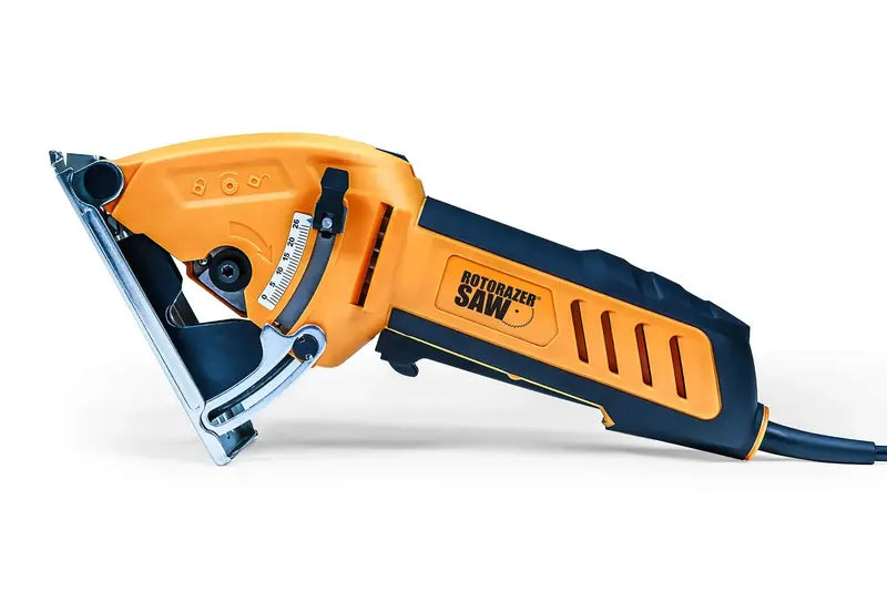 Official ROTORAZER Compact Corded Circular Saw with Ergonomic Design
