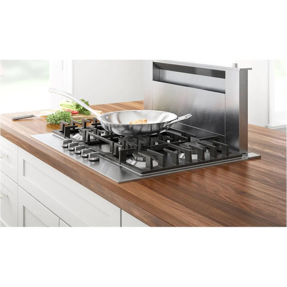 Bosch - 800 Series 30" Built-In Gas Cooktop with 5 burners - Silver