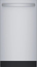 Bosch - 800 Series 18" Top Control Smart Built-In Dishwasher with 3rd Rack and 44 dBA - Silver