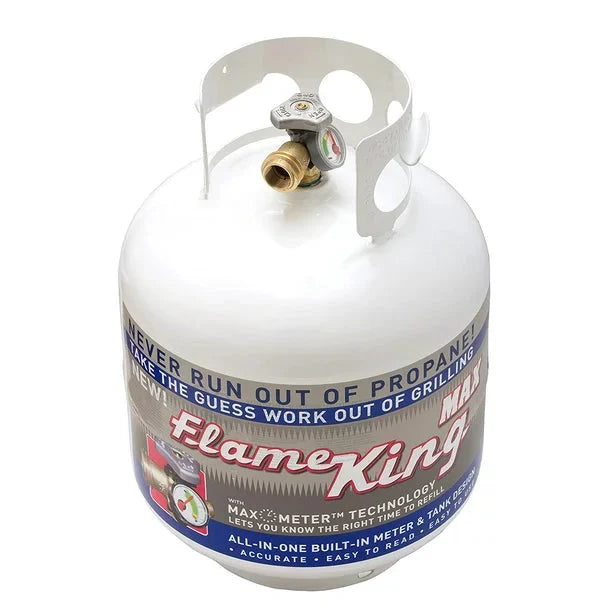 Flameking 20 LB Pound Propane Tank Cylinder With OPD Valve And Built-in Site Gauge