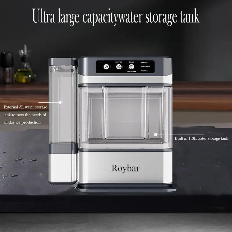 Countertop Ice Maker  41 lbs/24H Self-Cleaning Portable Ice Machine with 3L Detachable Tank for Home, Bar, or Office