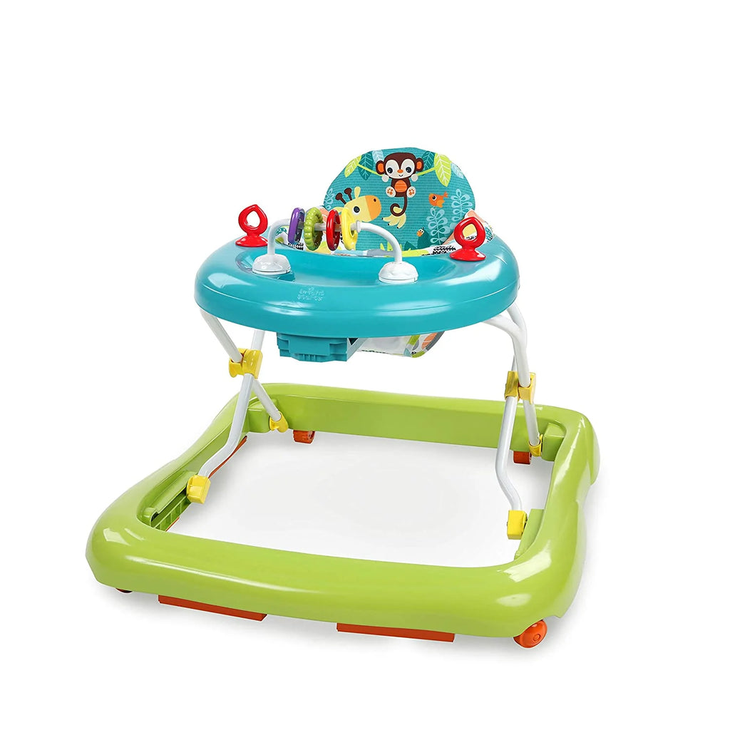 Bright Starts Giggling Safari Walker with Easy Fold Frame for Storage . Ages 6 Months 💝 Last Day For Clearance