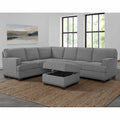 Thomasville Emilee Upholstered Sectional with Hidden Storage Ottoman