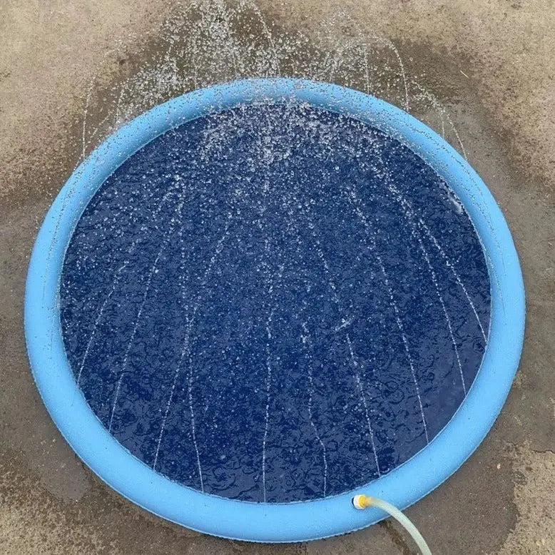 SplashyPaws Portable Backyard Splash Pad for Kids