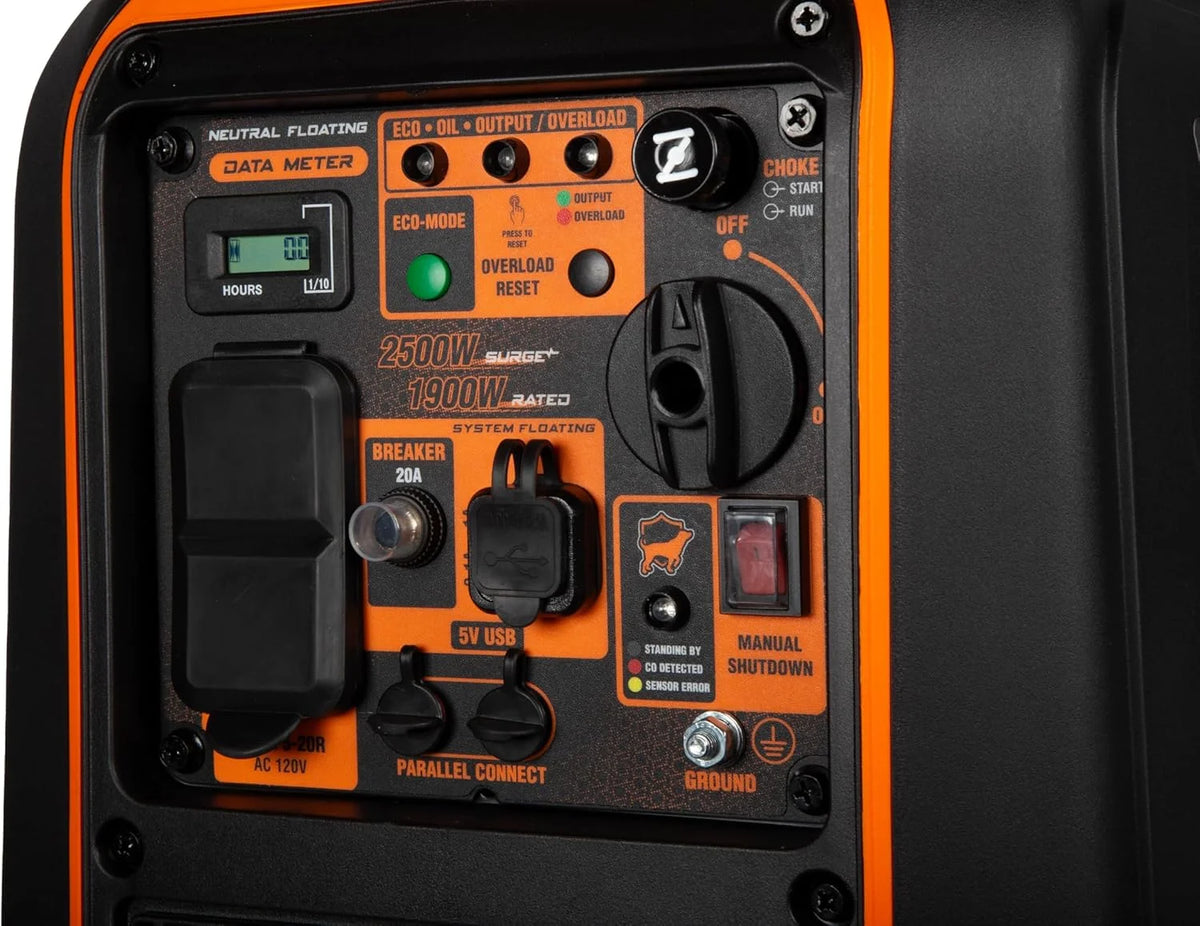 WEN 2500 - Watt Inverter Generator, Quiet, Portable, and Lightweight with Fuel Shut Off and CO Watchdog (56250ix)