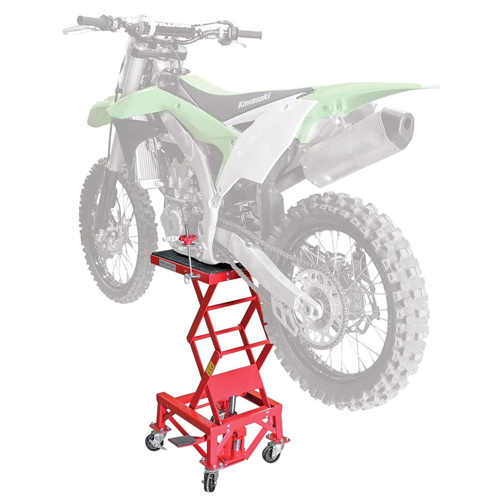 Extreme Max 5001.5083 Hydraulic Motorcycle Lift Table with 300 Lb. Capacity