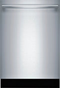 Bosch - 800 Series 24" Top Control Built-In Dishwasher with CrystalDry, Stainless Steel Tub, 3rd Rack, 40 dBa - Stainless steel