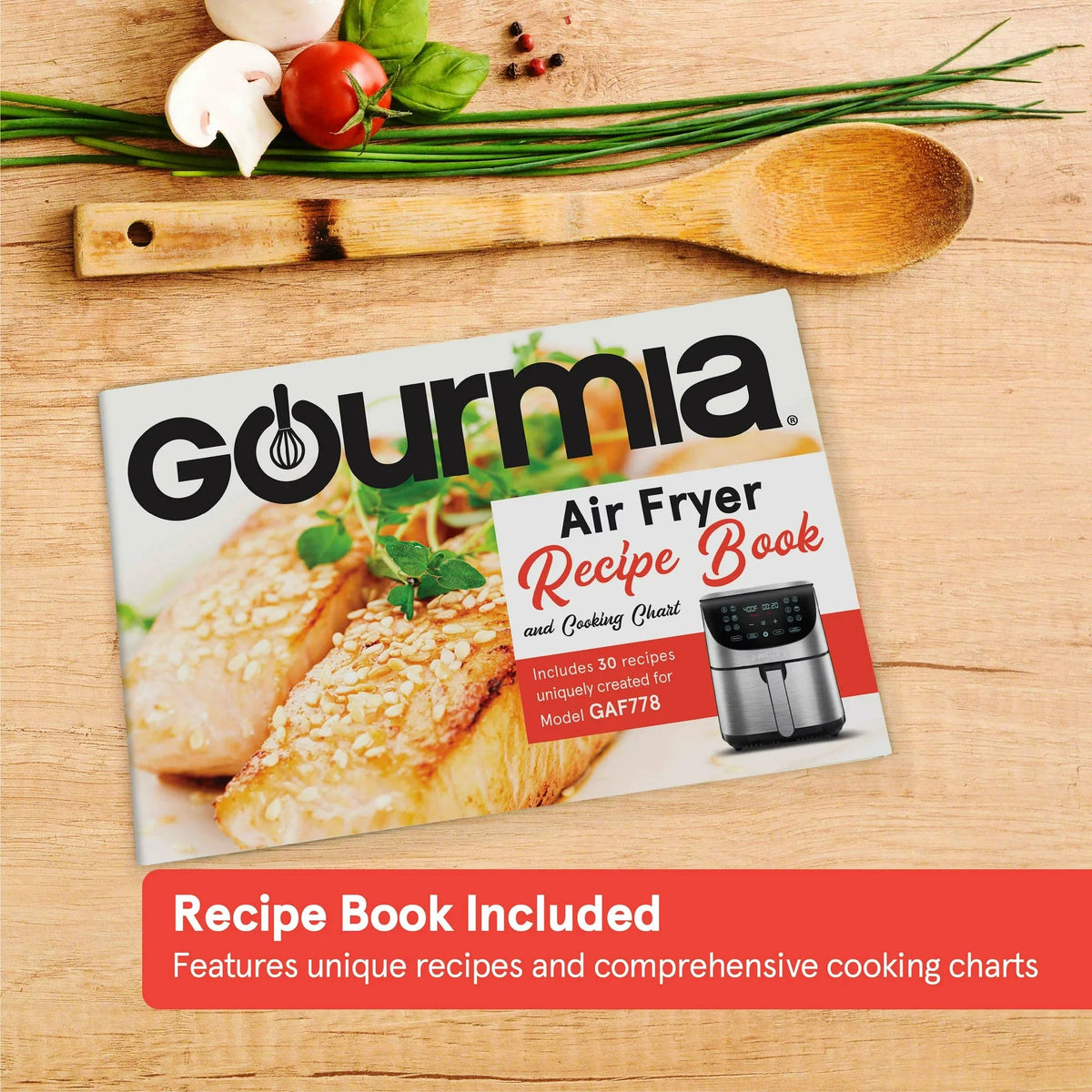 Gourmia 7-Qt Digital Air Fryer with Guided Cooking . Easy Clean . Stainless Steel