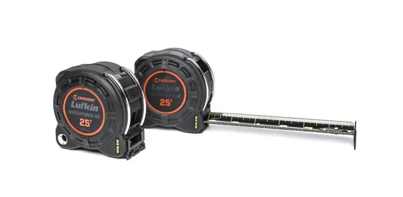 Crescent Lufkin Shockforce Nite Eye G2 Tape Measure 25 2pk
