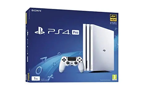 Sony PlayStation 4 Pro 1TB Console – White Edition