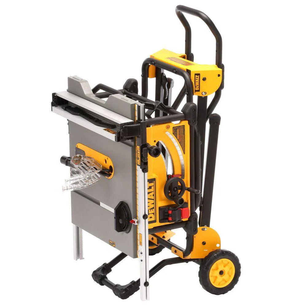 15 Amp Corded 10 in. Job Site Table Saw with Rolling Stand DWE7491RS
