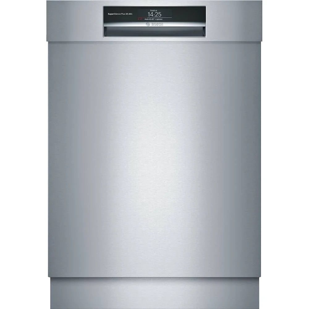 Bosch - Benchmark Top Control Built-In Dishwasher with Stainless Steel Tub, 3rd Rack, 38 dBa - Stainless steel