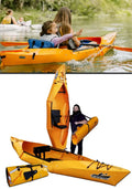 TUCKTEC 10-Foot Pro Folding Kayak – Dark Yellow, Ultra-Portable Design