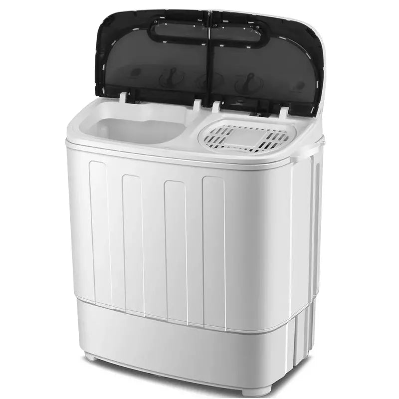Compact Twin-Tub Mini Washing Machine  13-Lb Total Capacity with Separate Wash & Spin Functions