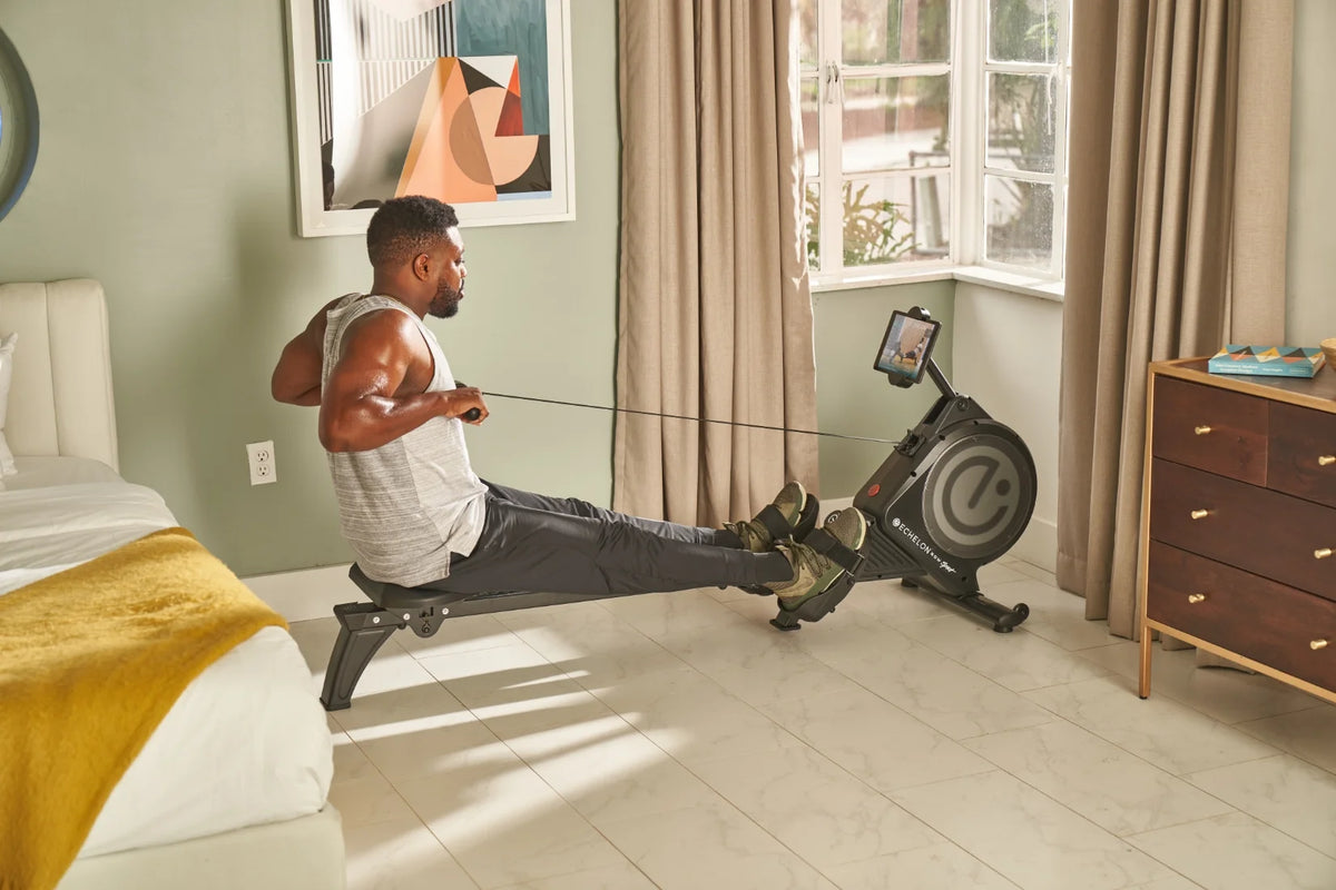 Echelon Sport Exercise Rower with 32 Levels of Magnetic Resistance with 90 Day Free Premier Membership ($105 Value)