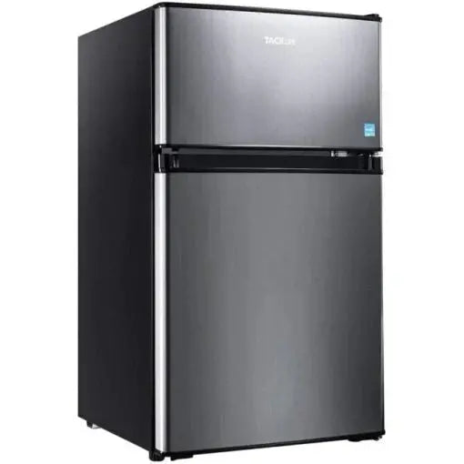 Compact Mini Fridge with Freezer  3.1 Cu Ft, LED Interior Lighting