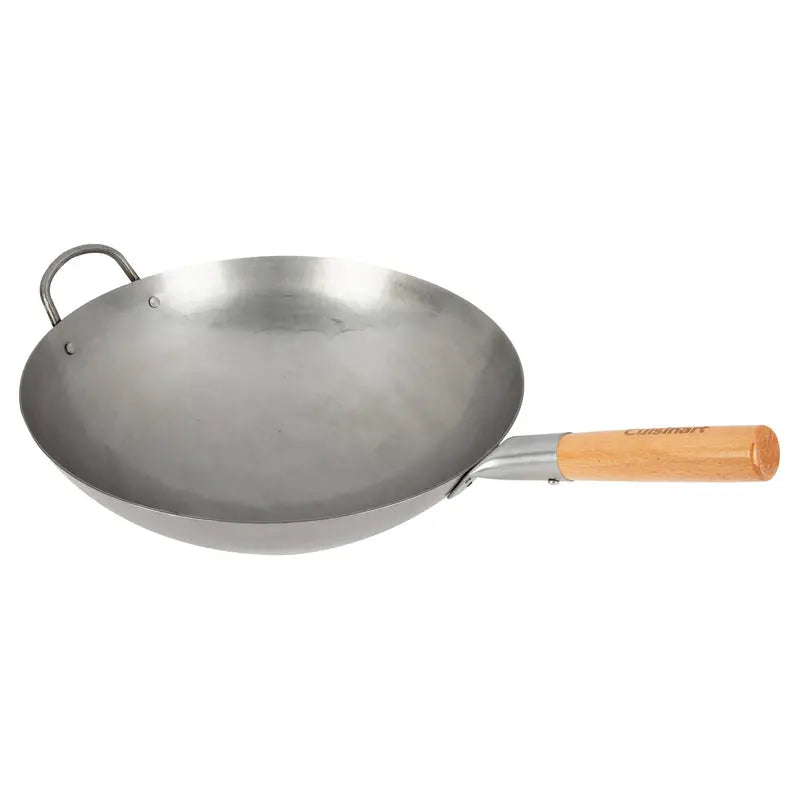 Cuisinart Outdoor Wok Station  50,000 BTU Propane Burner with Prep Table & 14 Carbon Steel Wok