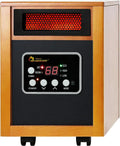 Dr. Infrared Heater Portable Space Heater  1500-Watt Ceramic Heating Unit in Cherry Finish