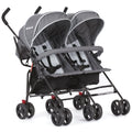 Dream On Me Volgo Twin Umbrella Stroller, Dark and Light Grey
