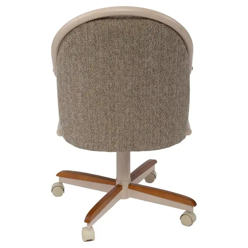 Swivel-and-Tilt Dining Chair – Casual Cushioned Caster Seat with Ergonomic Tilt