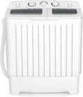 Twin-Tub Portable Washing Machine — 20-Lb Total Capacity (12-Lb Wash + 8-Lb Spin), Timer-Controlled, Space-Saving Design for RVs & Small Spaces