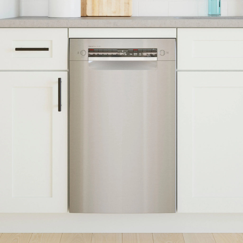 Bosch - 800 Series 18" Front Control Smart Built-In Stainless Steel Tub Dishwasher with 3rd Rack, 44 dBA - Stainless steel