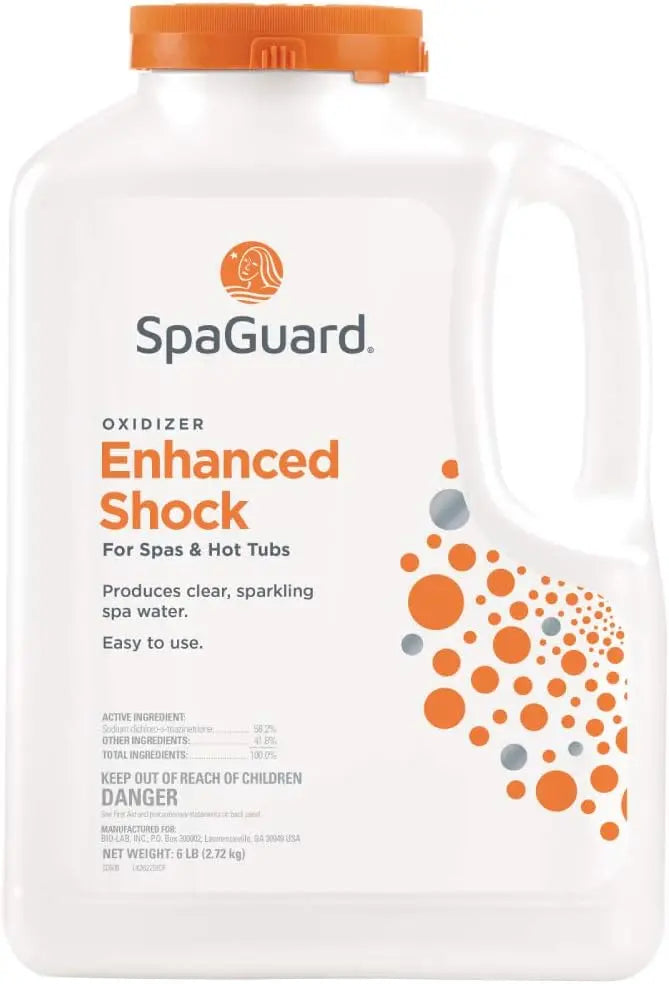 SpaGuard Enhanced Spa Shock 6lbs – Multi-Purpose Spa Treatment for Sparkling Water & Odor Removal