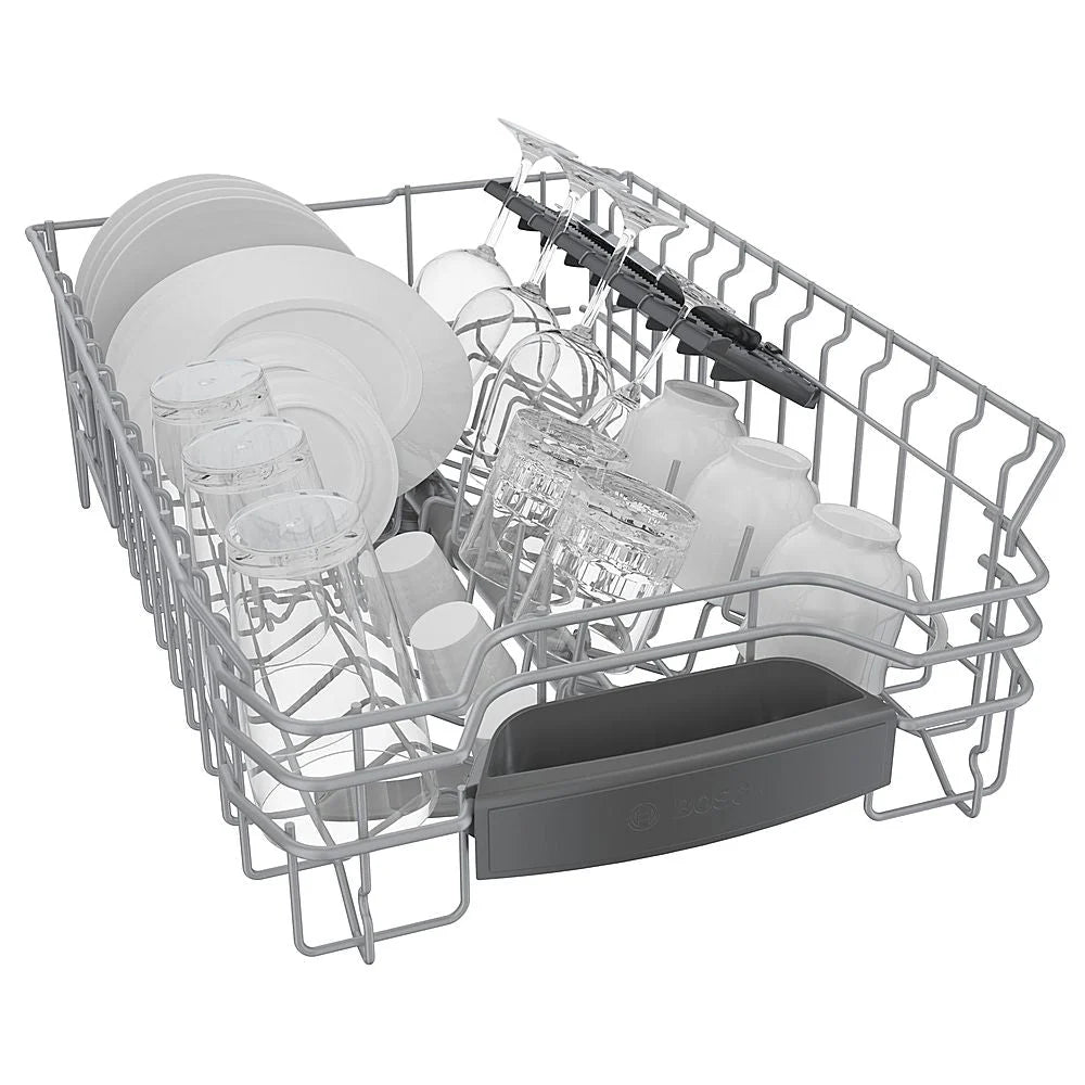 Bosch - 800 Series 18" Top Control Smart Built-In Dishwasher with 3rd Rack and 44 dBA - Silver