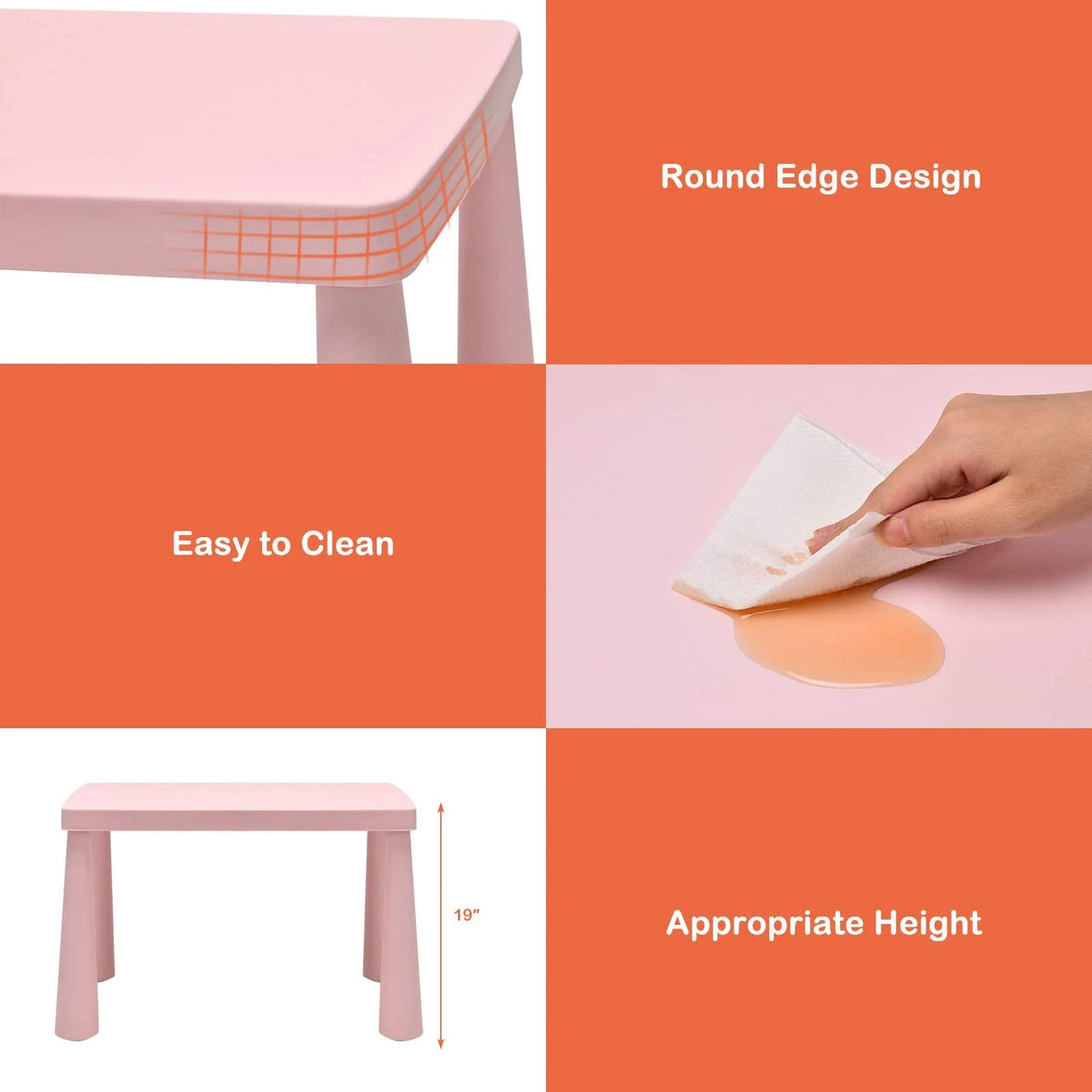 Costzon Furniture Playroom Children Activity