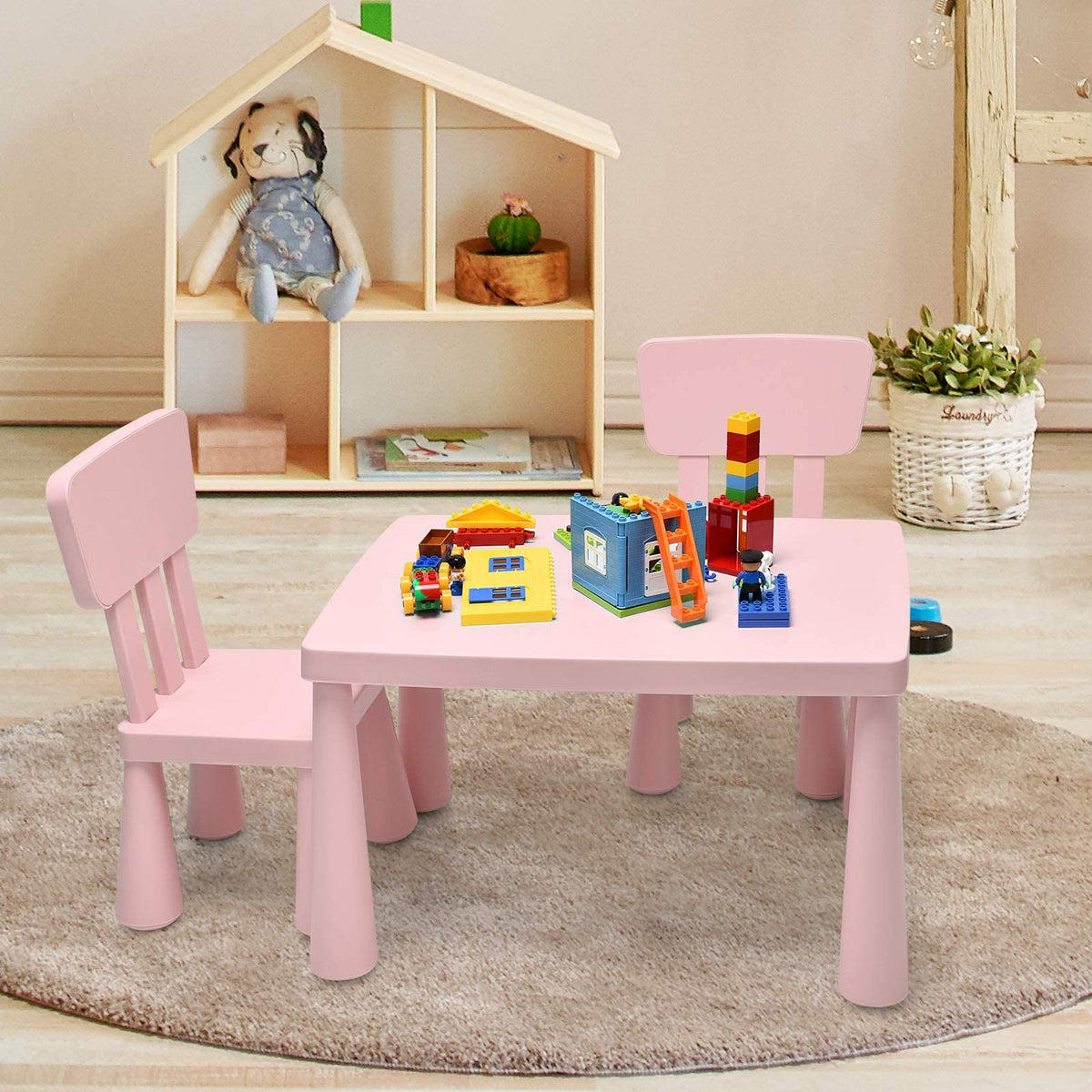 Costzon Furniture Playroom Children Activity