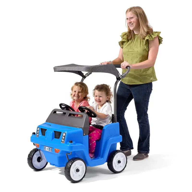 Step2 Side-by-Side Push SUV – Two-Seater Ride-On Toy for Toddlers