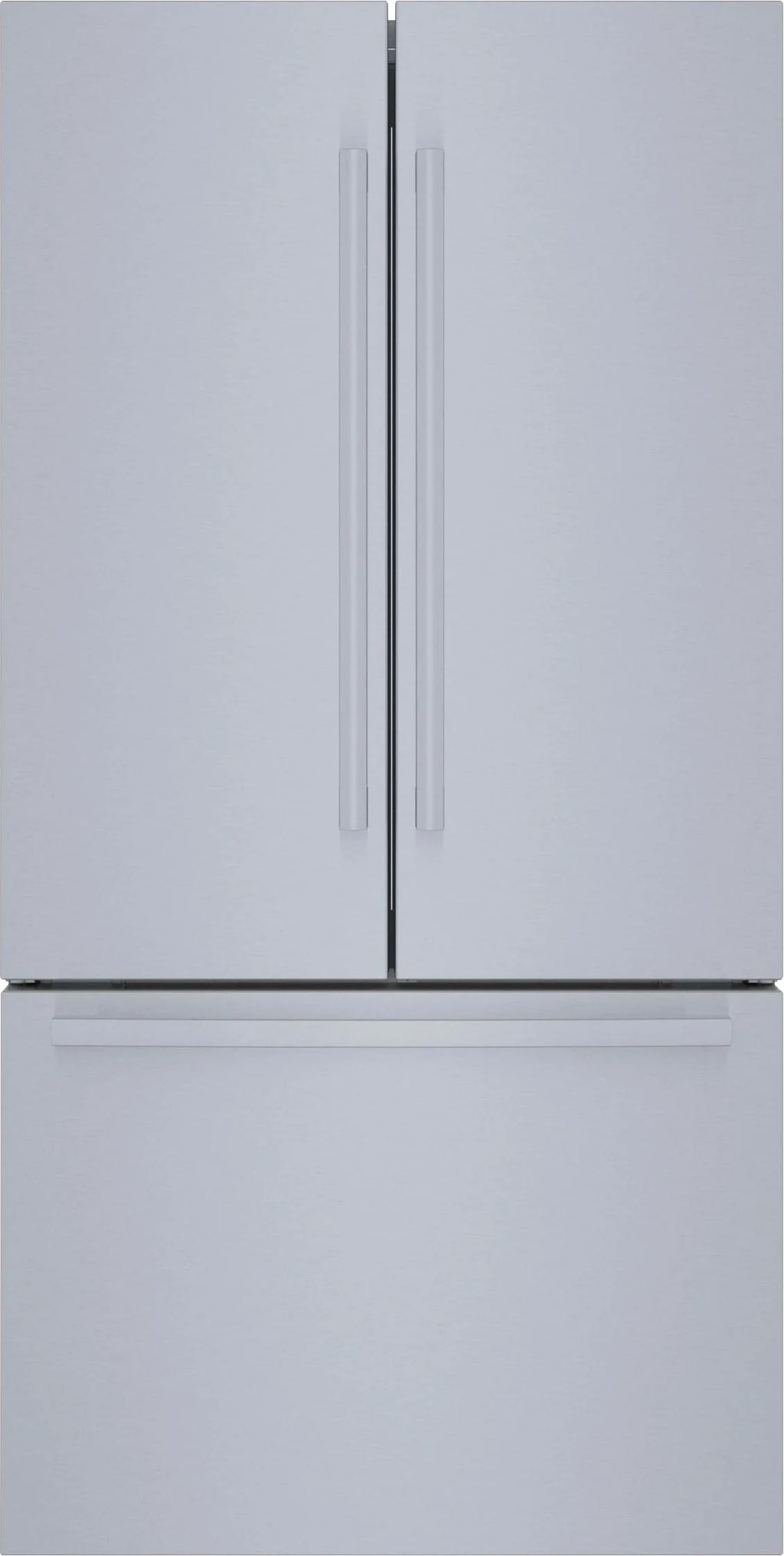 Bosch - 800 Series 21 Cu. Ft. French Door Counter-Depth Smart Refrigerator - Stainless steel