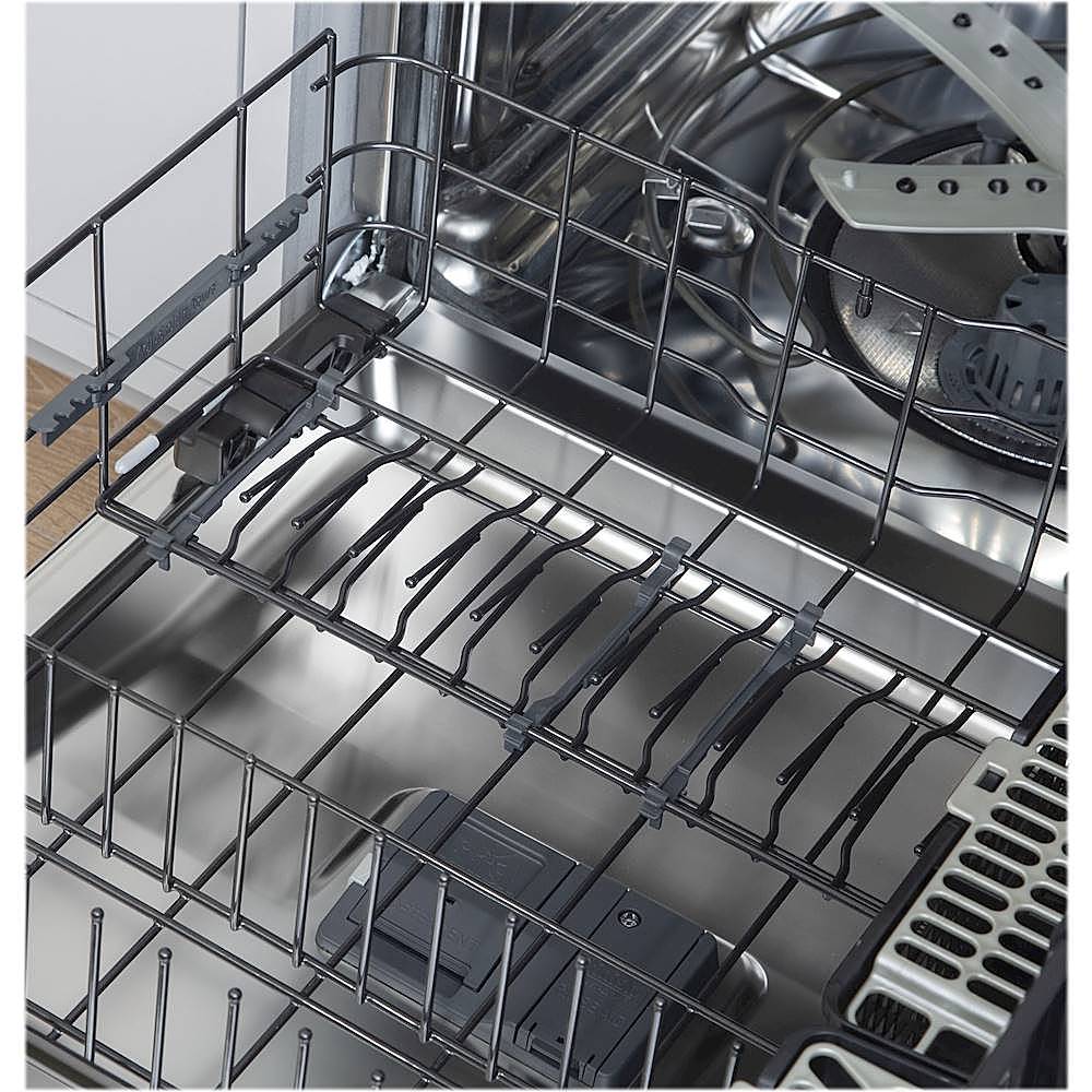 Café - 24" Top Control Tall Tub Built-In Dishwasher with Stainless Steel Tub - Matte black