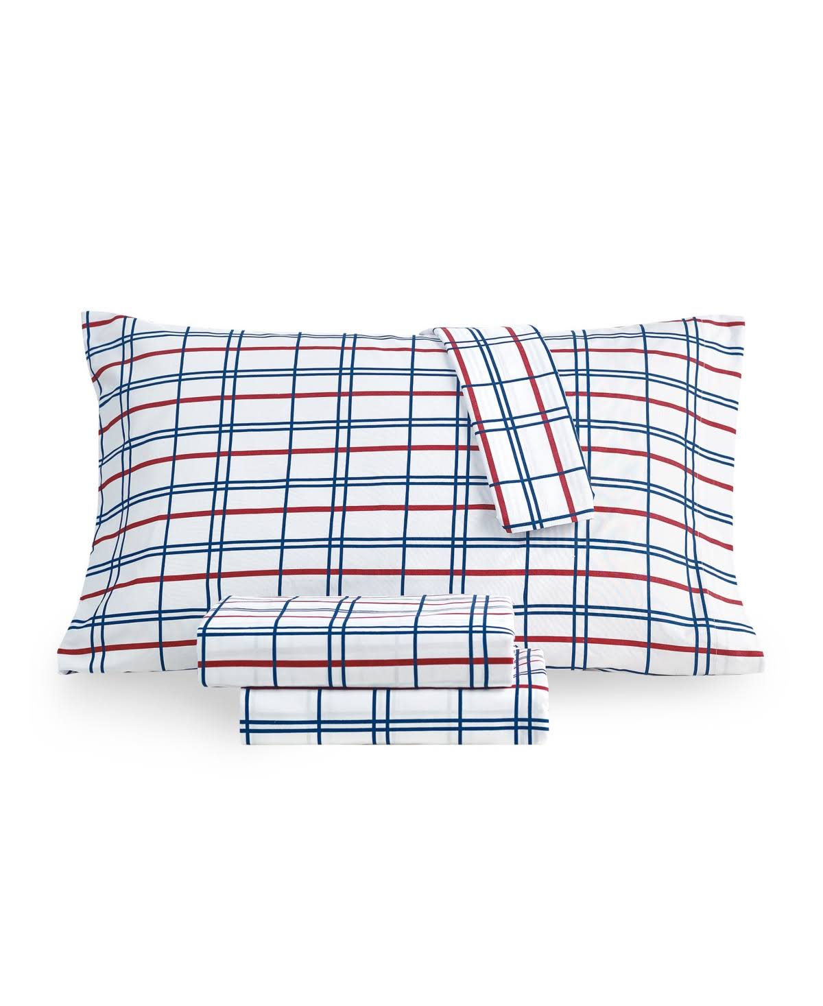 Sanders Printed Microfiber 3 Pc. Sheet Set, Twin, Created for Macy&s - Batik Grey