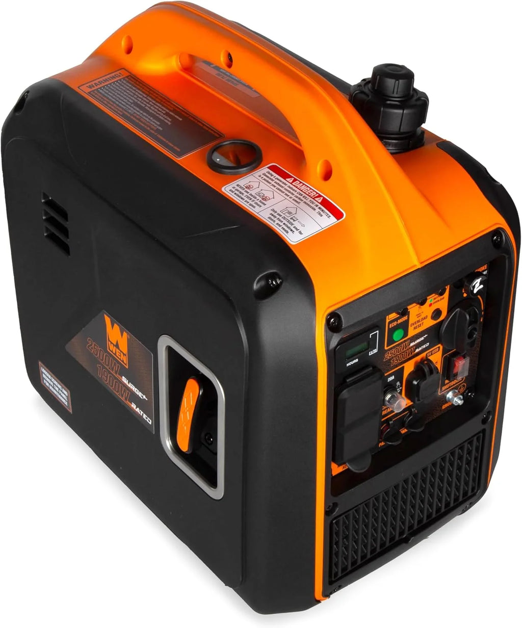 WEN 2500 - Watt Inverter Generator, Quiet, Portable, and Lightweight with Fuel Shut Off and CO Watchdog (56250ix)