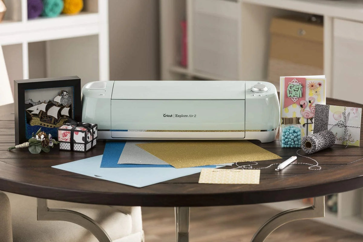 Cricut Explore Air 2 - A DIY Cutting Machine for all Crafts . Create Customized Cards . Home Decor and More . Bluetooth Connectivity . Compatible with iOS . Android . Windows and Mac . Mint