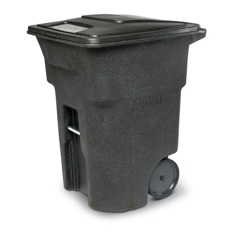 Toter 96-Gallon Heavy-Duty Trash Can – Smooth-Rolling Wheels, Secure Lid, Residential & Commercial Use