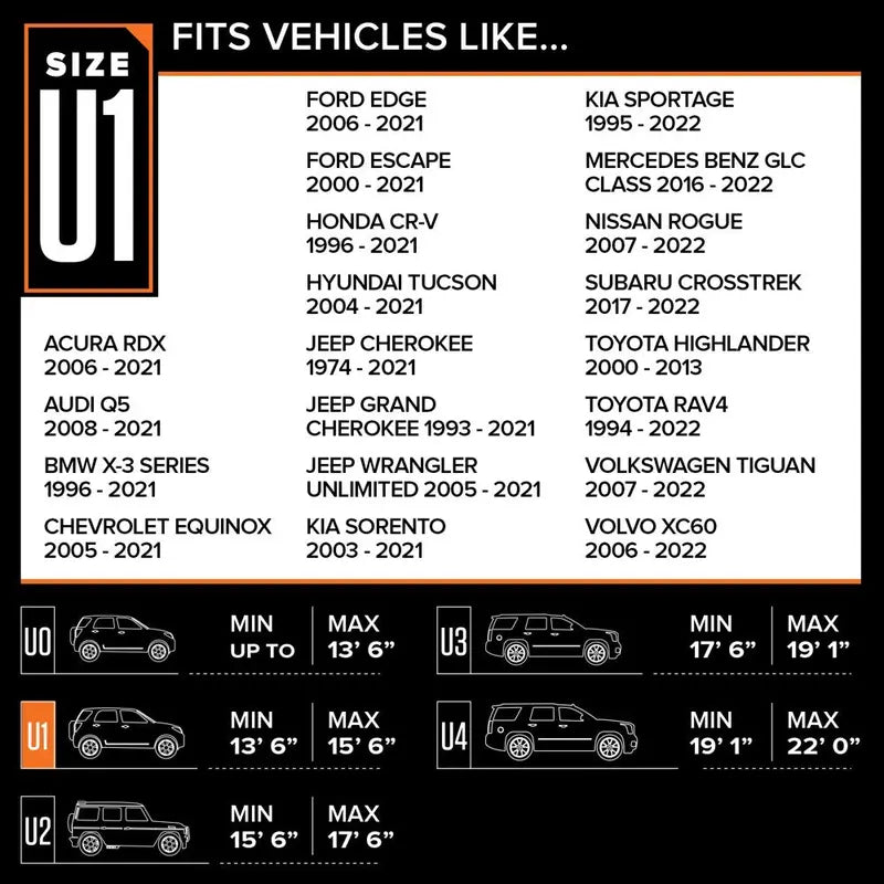 Ultra Cover, Standard UV and Dirt Protection for Suvs