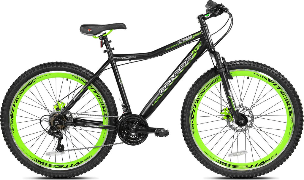Genesis 27.5 RCT Mens Mountain Bike . Black/Green