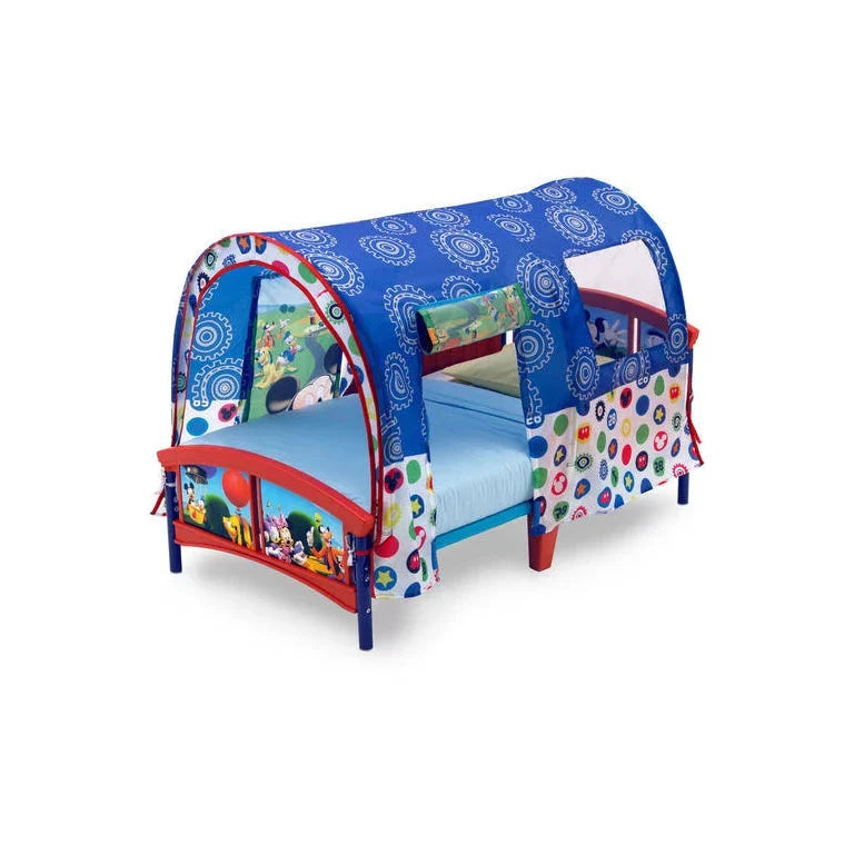Delta Children Mickey Mouse Plastic Toddler Canopy Bed . Blue