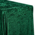 Emerald Green Velvet Rectangular Tablecloth Size: 90 x 156 in | Wedding | Event | Wholesale by CV Linens