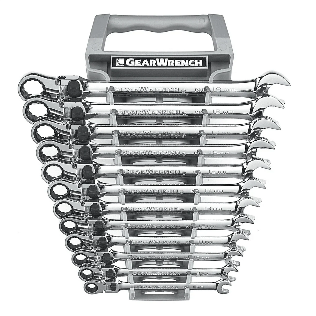 GearWrench 12 PC XL LOCKING FLEX HEAD RATCHETING SET