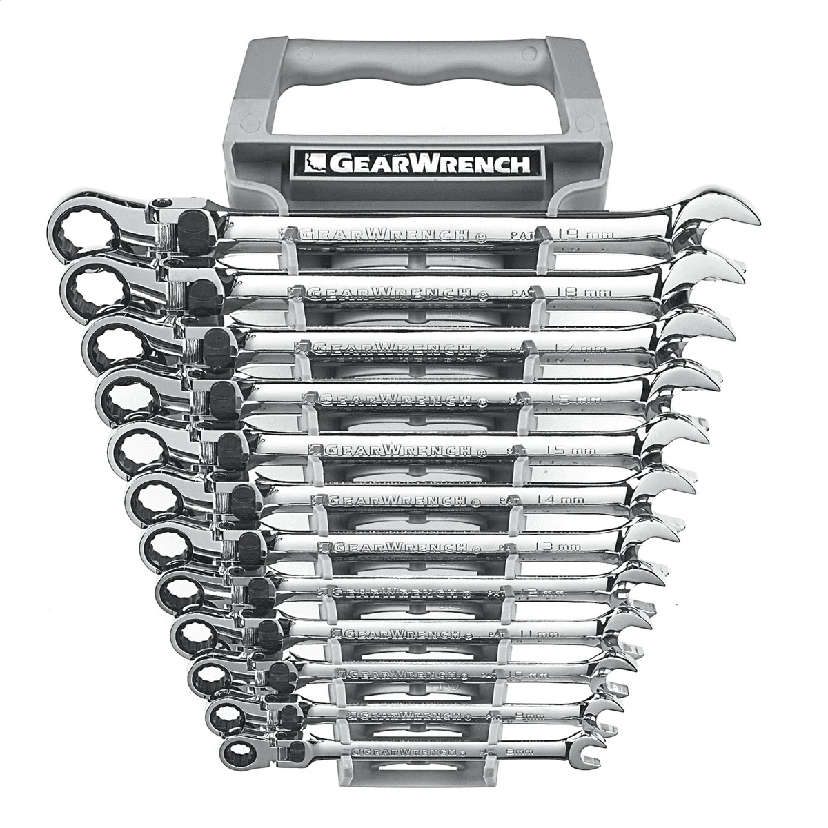 GearWrench 12 PC XL LOCKING FLEX HEAD RATCHETING SET
