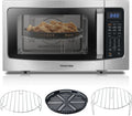 TOSHIBA ML-EC42P(SS) 4-in-1 Microwave Oven – Convection, Air Fryer, Sensor Cooking & Mute Mode