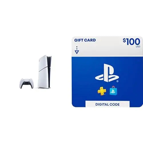 Sony PlayStation 5 Console – 1TB Disc Edition Gaming System with DualSense Controller