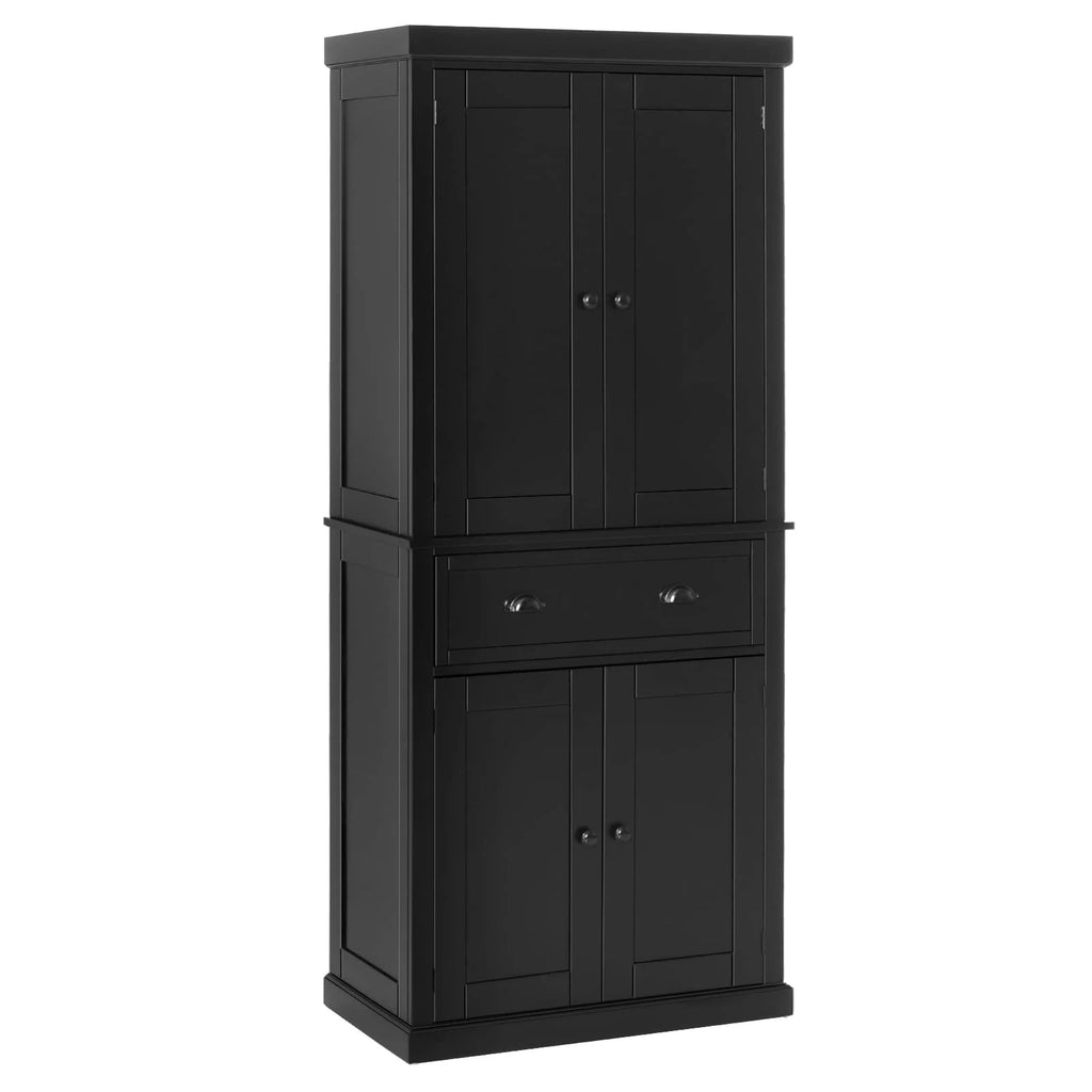HOMCOM Traditional Freestanding Cupboard Colonial