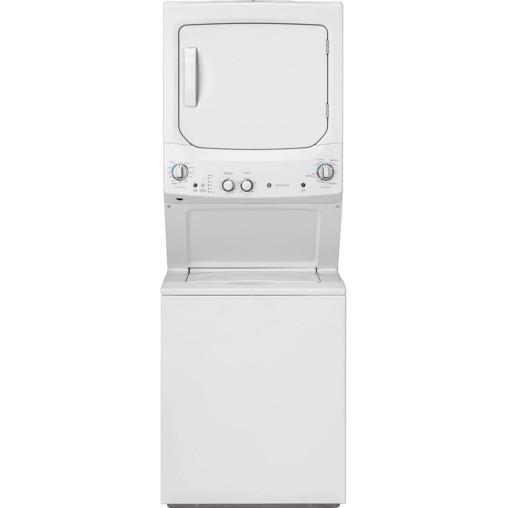GE Stacked Washer/Dryer Electric Laundry Center GUD24ESSMWW