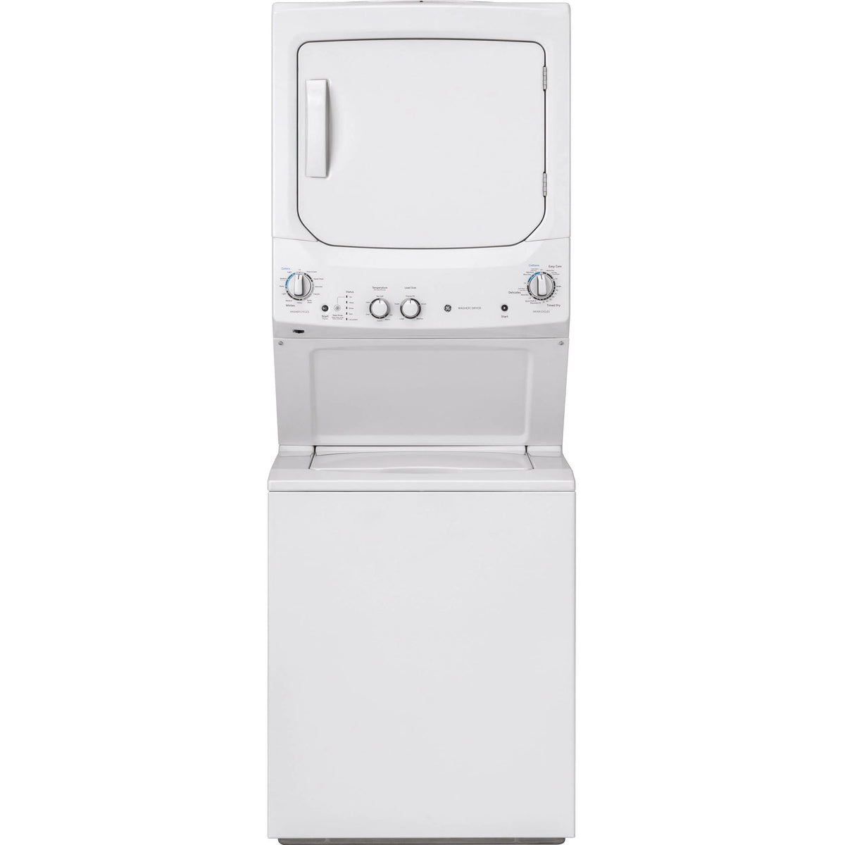 GE Stacked Washer/Dryer Electric Laundry Center GUD24ESSMWW