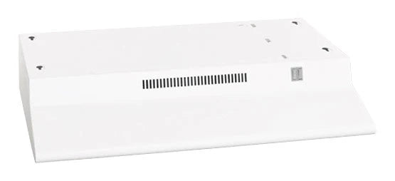 GE - 30" Recirculating Range Hood - White